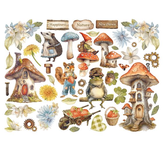 Motifs à découper "Hidden Grove"