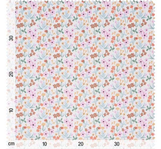 Baumwoll-Stoff "Tiny Garden-Flowers"