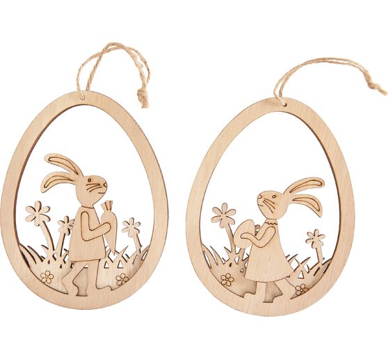 VBS Decoratieve hanger "Konijntjes"