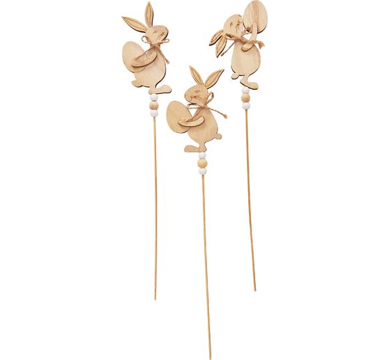 Piques déco lapins VBS