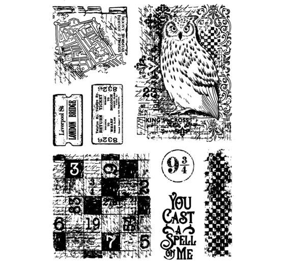 Silikonstempel "Wizard Academy", Magic Spell