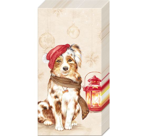 Papieren zakdoekjes "X-Mas Jack"