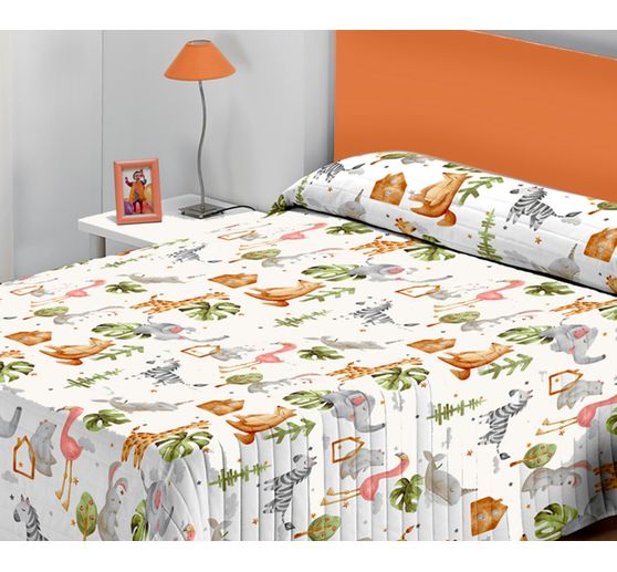 Motief stof linnenlook "Junior"