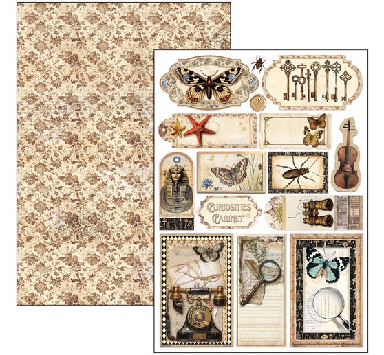 Papier set "Cabinet of Curiosities"