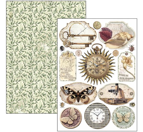 Papier set "Cabinet of Curiosities"