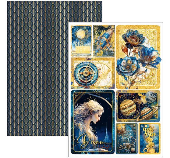 Paper set "Celestial"
