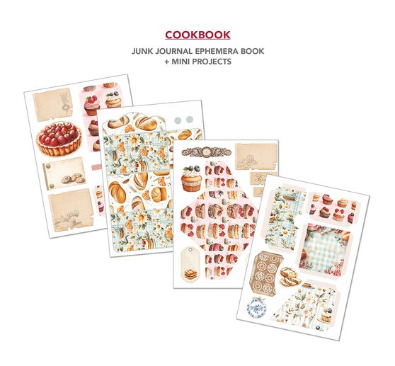 Junk Journal & Ephemera Book "Cookbook"