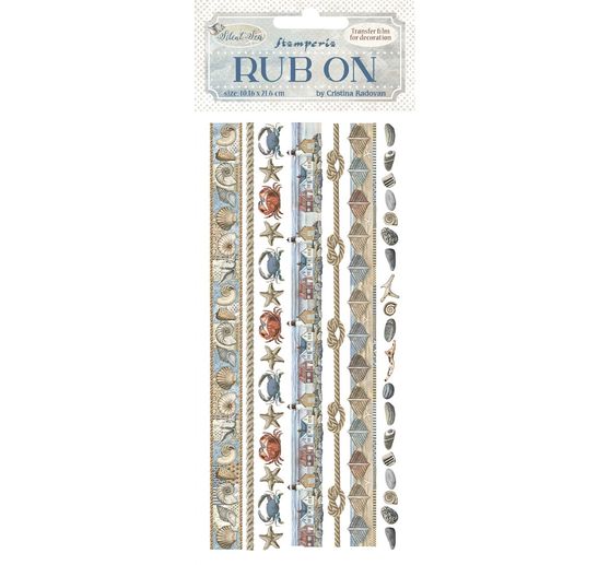 Rub On Transferfolie "Silent Sea - Stripes"