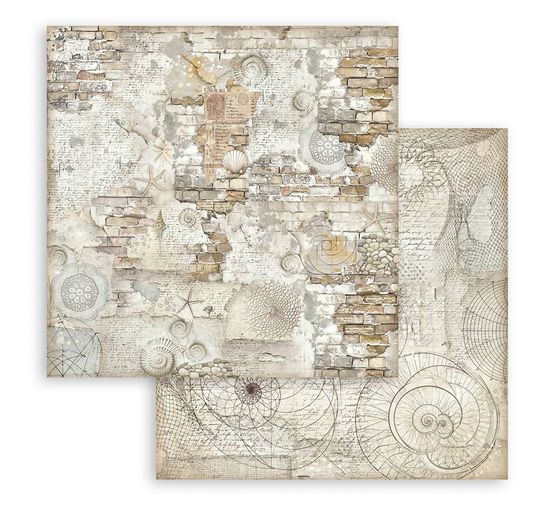 Scrapbook blok "Silent Sea Backgrounds"