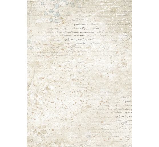 Soie de paille à motifs Backgrounds "Silent Sea", DIN A6, set de 8 pièces