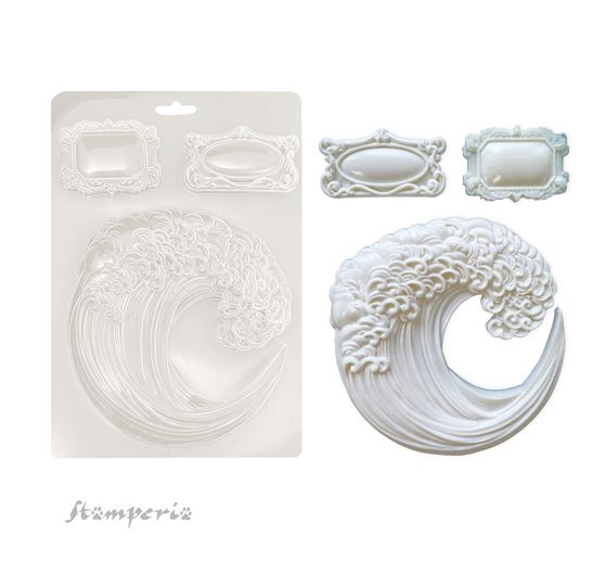 Zachte modelleervorm A5 "Silent Sea - Wave"