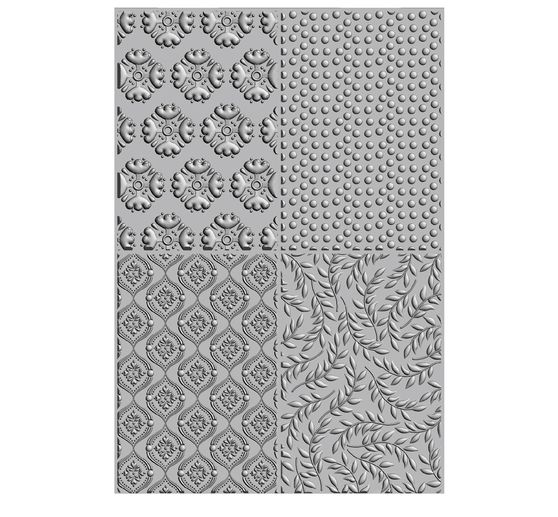Sizzix 3D Embossing sjabloon "Posh Patterns van Catherine Pooler"