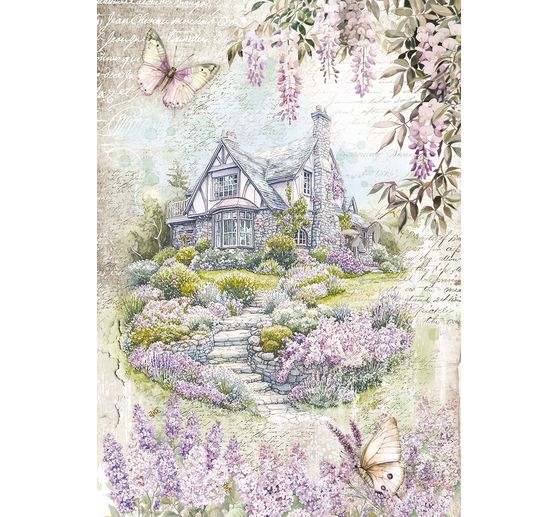 Motief strozijde assortiment "Secret Garden", set van 8