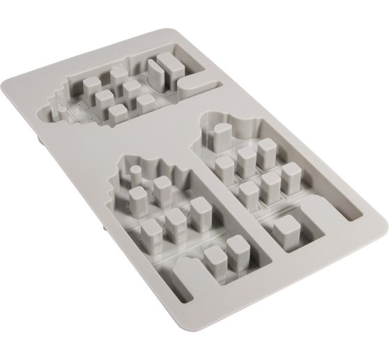 Silicone casting mould "Nordic houses"