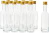 VBS Glass bottles with screw cap, approx. 60 ml, 14 pieces
