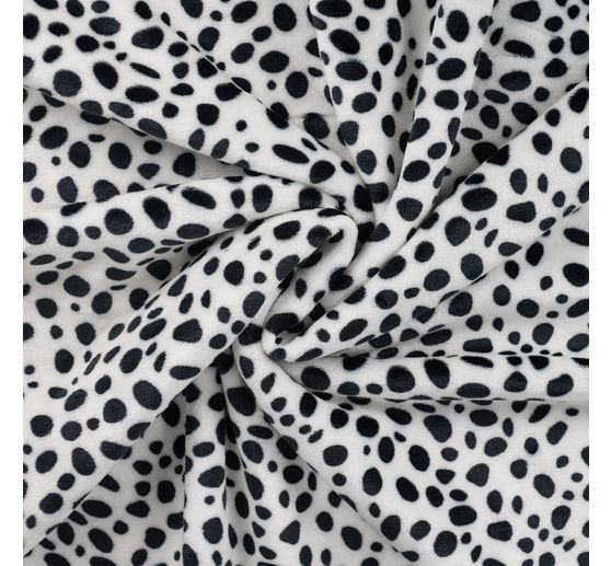 Fleece fabric "Dalmatian"