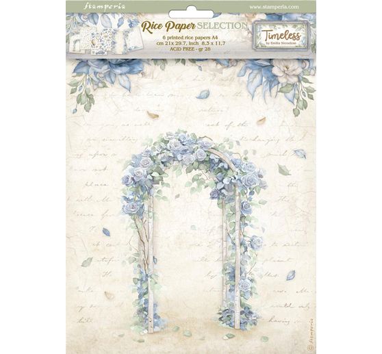 Motif straw silk assortment "Timeless", set of 6