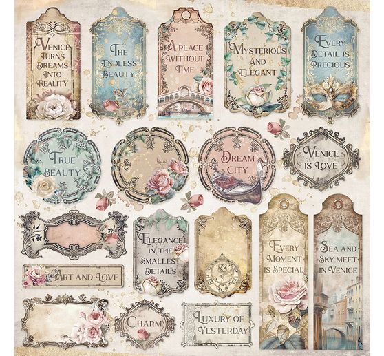 Scrapbook blok "Venice"