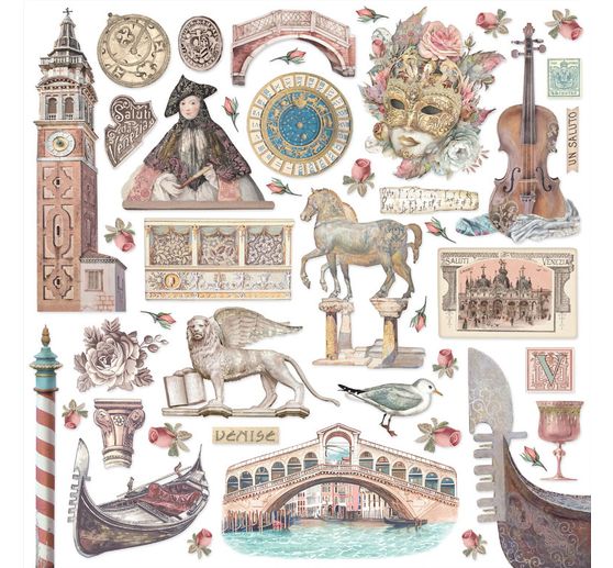 Scrapbook blok "Venice"