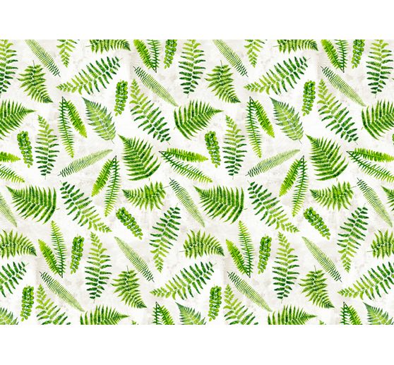 Decoratieve stof linnen optiek "Fern"