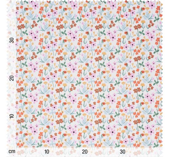 Baumwoll-Stoff "Tiny Garden-Flowers"