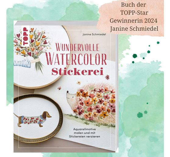 Boek "Wundervolle Watercolor Stickerei"