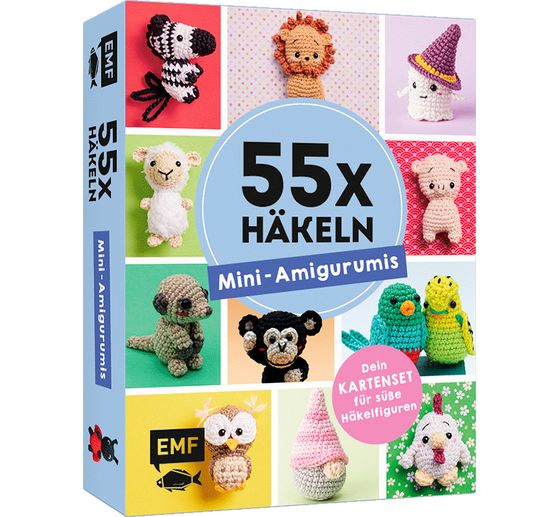 Set de cartes « 55 x häkeln - Mini-Amigurumi »