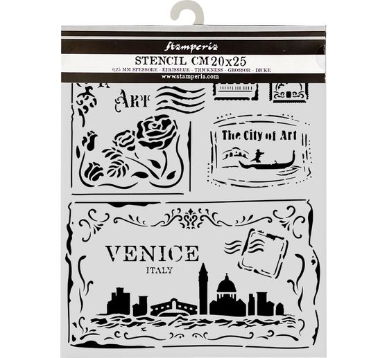 Sjabloon "Venice", Cards