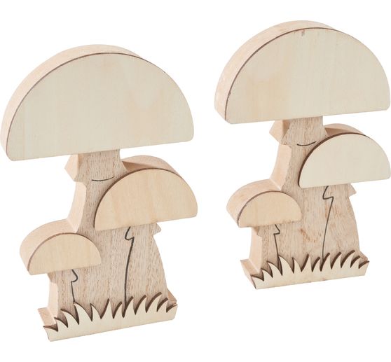 VBS Holz-Pilze, 2 Stück