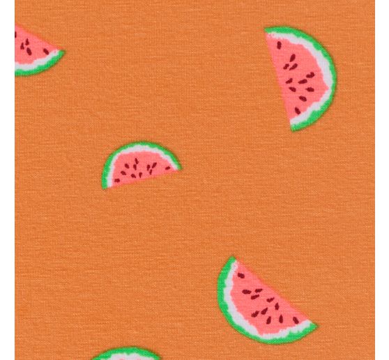 Jersey-Stoff Neon "Melone"