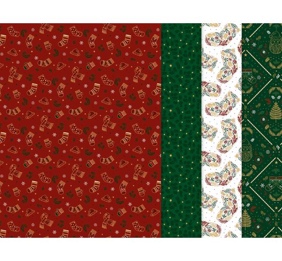 Décopatch Pocket Hot-Foil Collection Mix and Patch "Vintage Weihnachten"