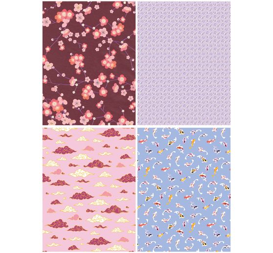 Décopatch Pocket Hot-Foil Collection Mix and Patch "Journey to Japan"