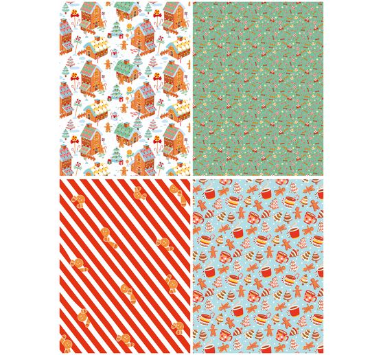 Décopatch Pocket Hot-Foil collectie Mix and Patch "Kerstbakkeerij"