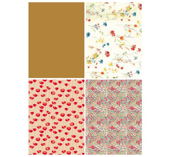 Décopatch Pocket Hot-Foil Collection Mix and Patch "Bloemenweiden"