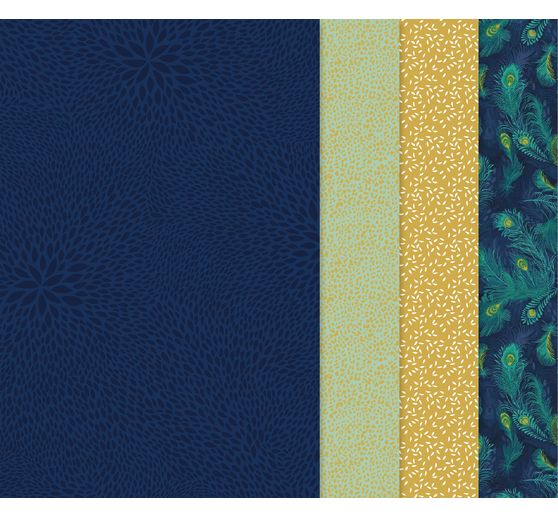 Décopatch Pocket Hot-Foil Collection Mix and Patch "Goldener Pfau"
