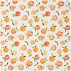 Cotton fabric "Oranges", acrylic coated