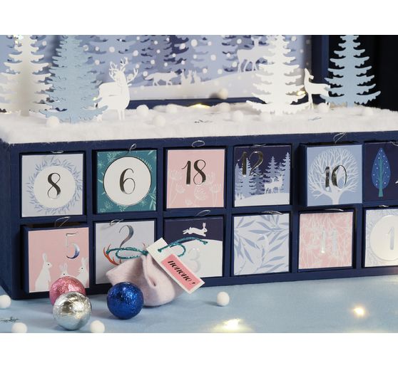 Sticker adventsnummers "Wintermagie"