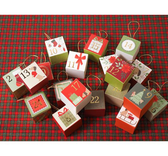 Sticker adventsnummers "Woofy Christmas"
