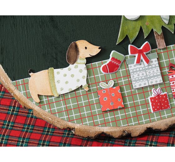 Papierset "Woofy Christmas"