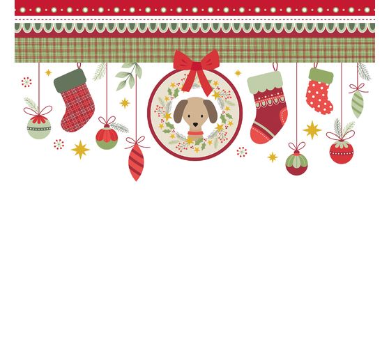 Papierset "Woofy Christmas"