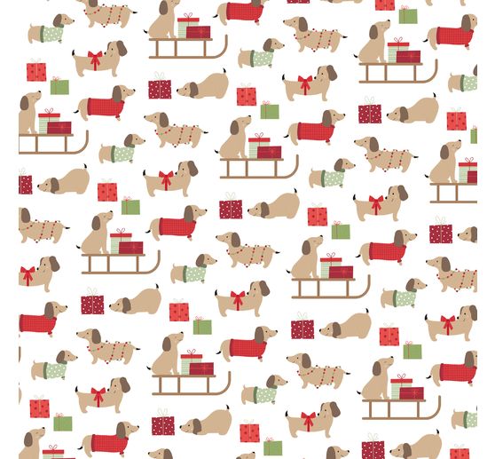 Papierset "Woofy Christmas"