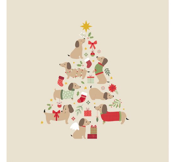 Papierset "Woofy Christmas"