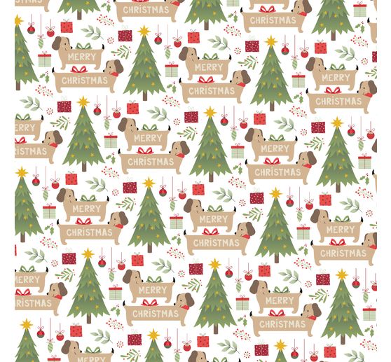 Papierset "Woofy Christmas"