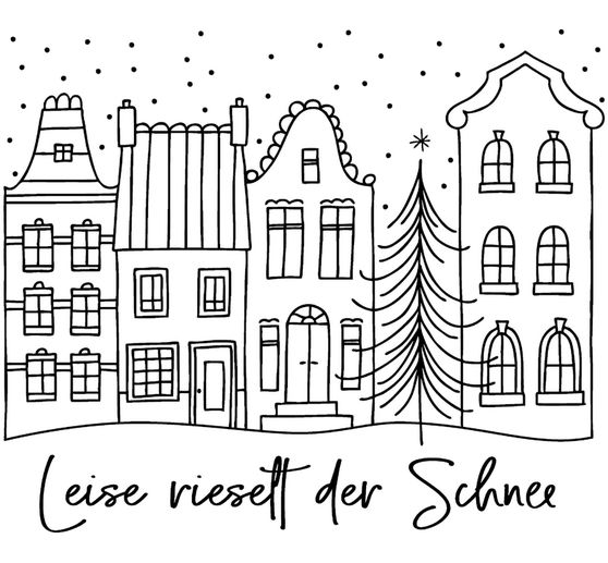 Tampon BUTTERER « Leise rieselt der Schnee »