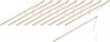 VBS Wooden lantern stick with LEDs, 10 pieces
