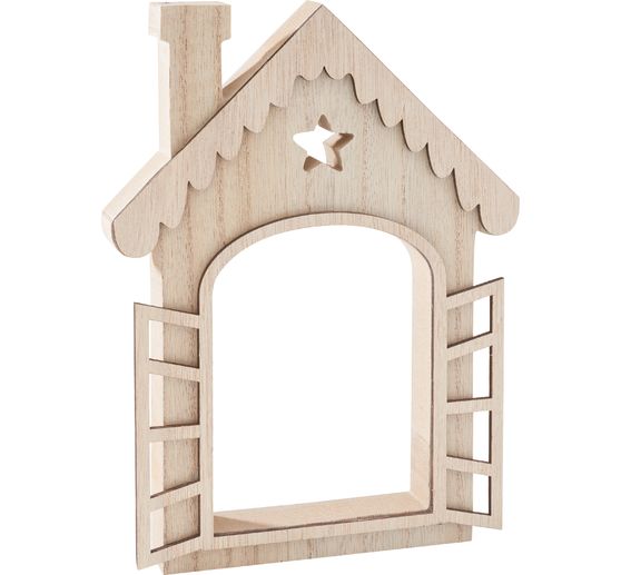 VBS Houten huis met luiken