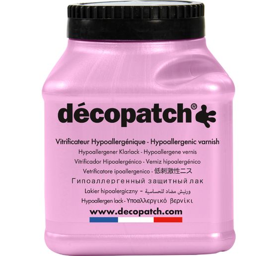 Vernis transparent hypoallergénique - bonne tolérance cutanée, 180 ml