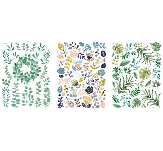 Feuille de décalcomanies Rub On « Botanical »