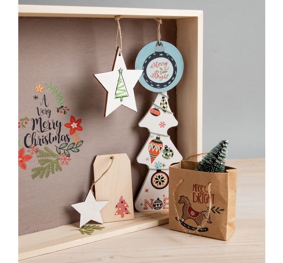 Feuille de décalcomanies Rub On « X-Mas »