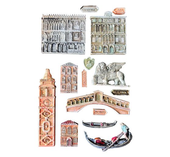 Siliconenvorm A5 "Venice", Monuments